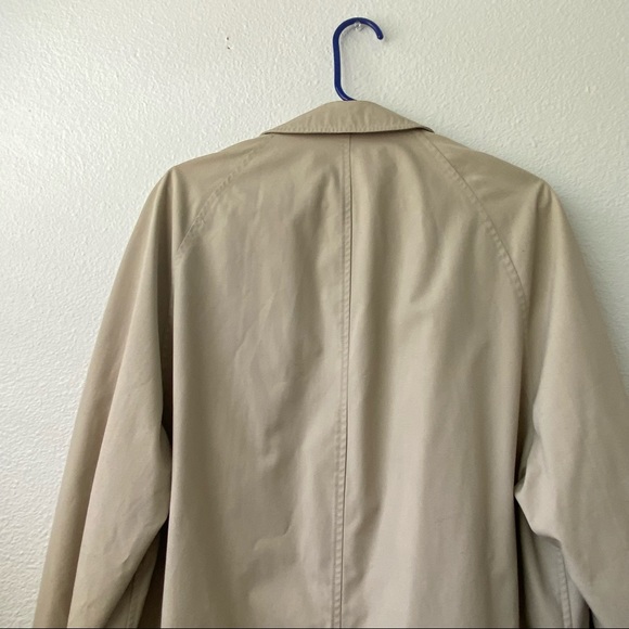 Mens Rain and Stain Resistant Trench Coat - Picture 9 of 12
